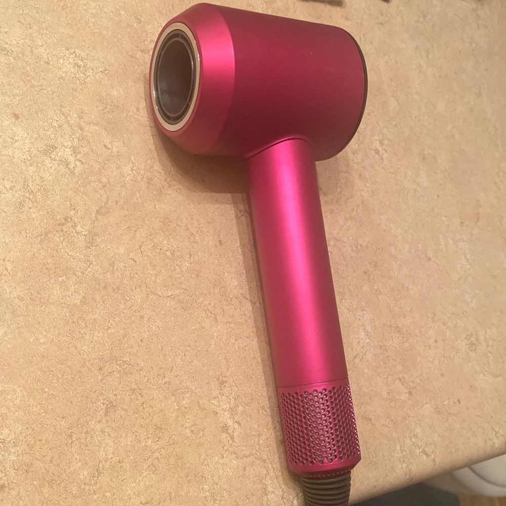 Fuchsia/Nickel Dyson Supersonic Hairdryer